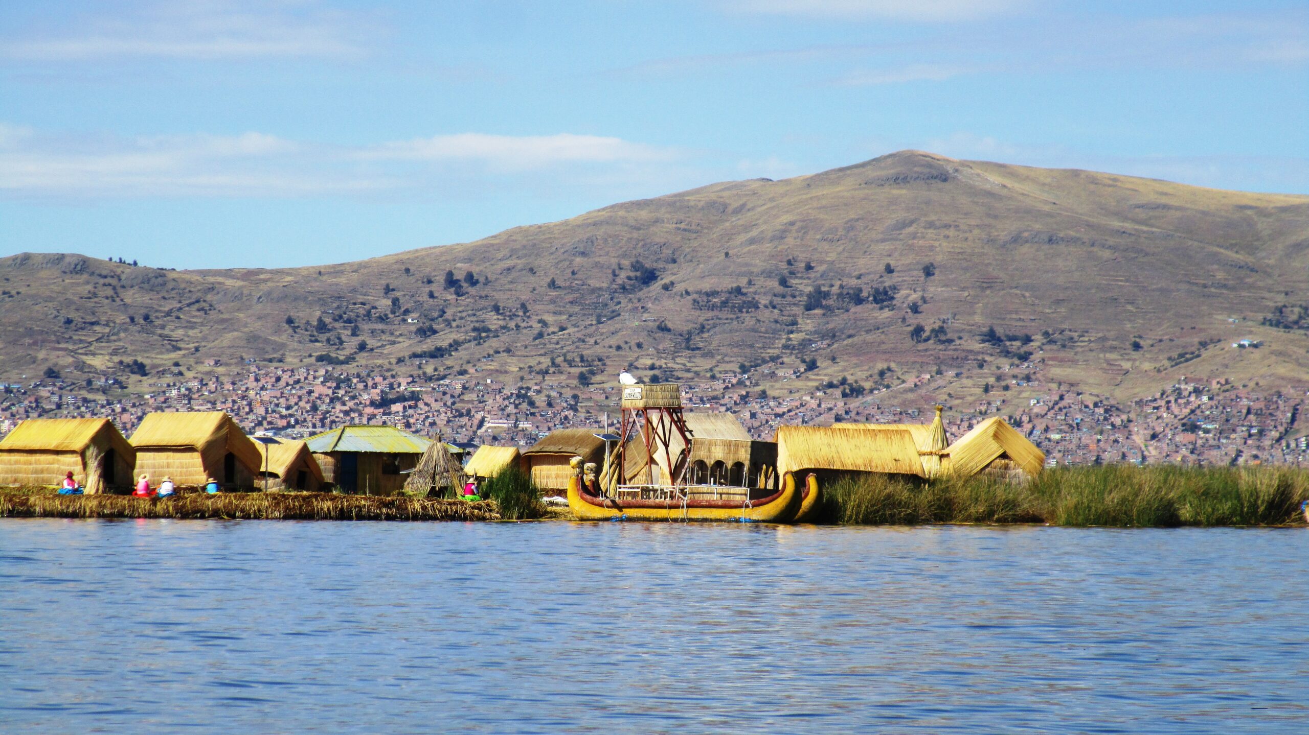 île flottante du lac Titikaka