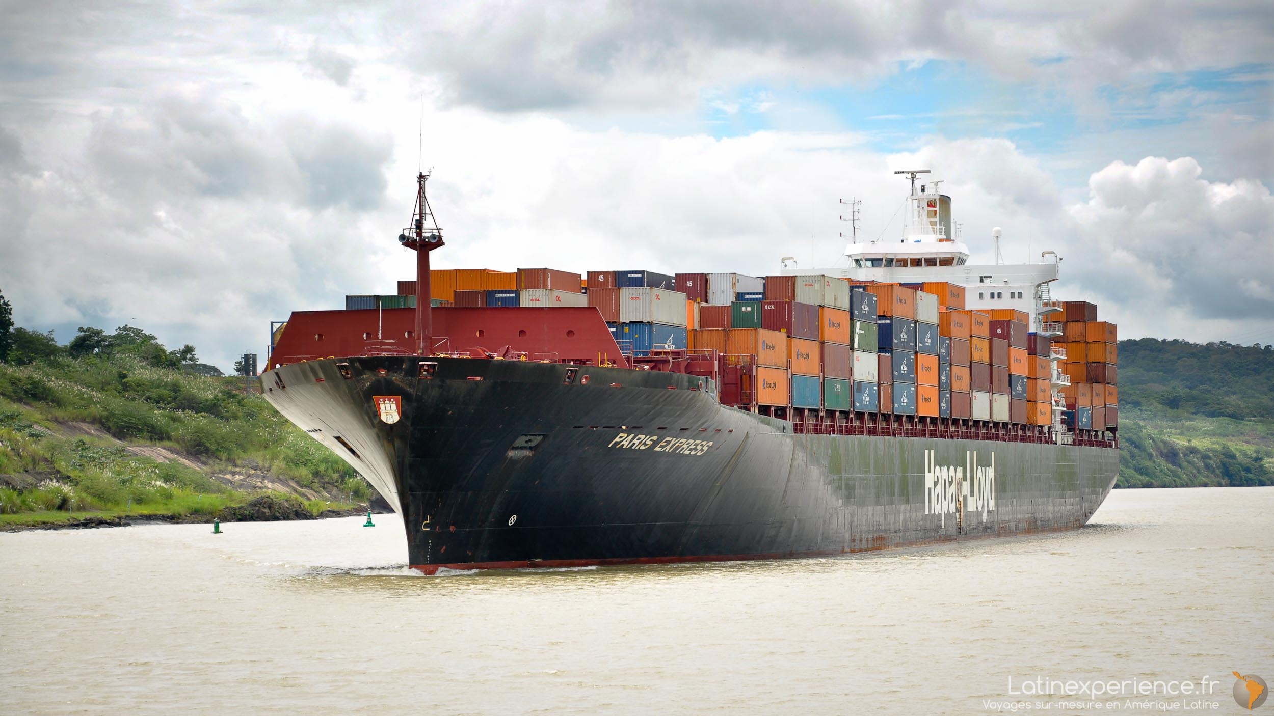 Panama - canal de Panama - porte-conteneur- Latinexperience voyages
