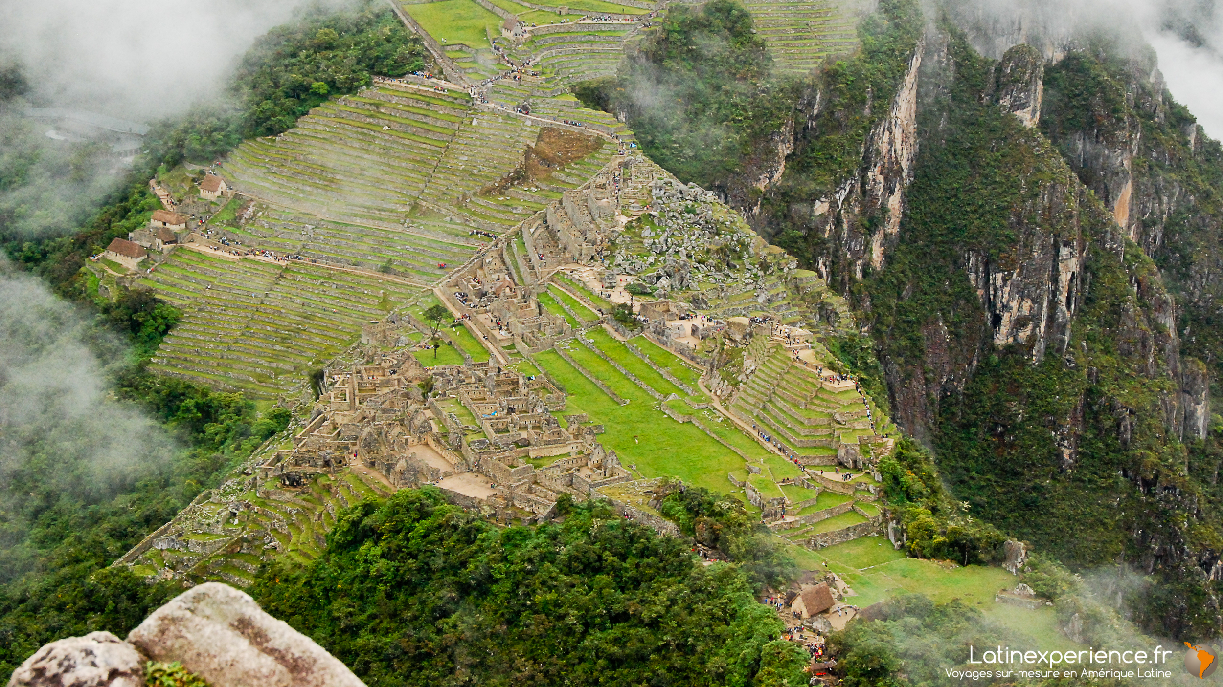 Latinexperience voyages - Pérou - Vue aeriene Machu Picchu