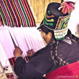 Amérique du Sud - Bolivie - Sucre - Tisseuse - Latinexperience voyages