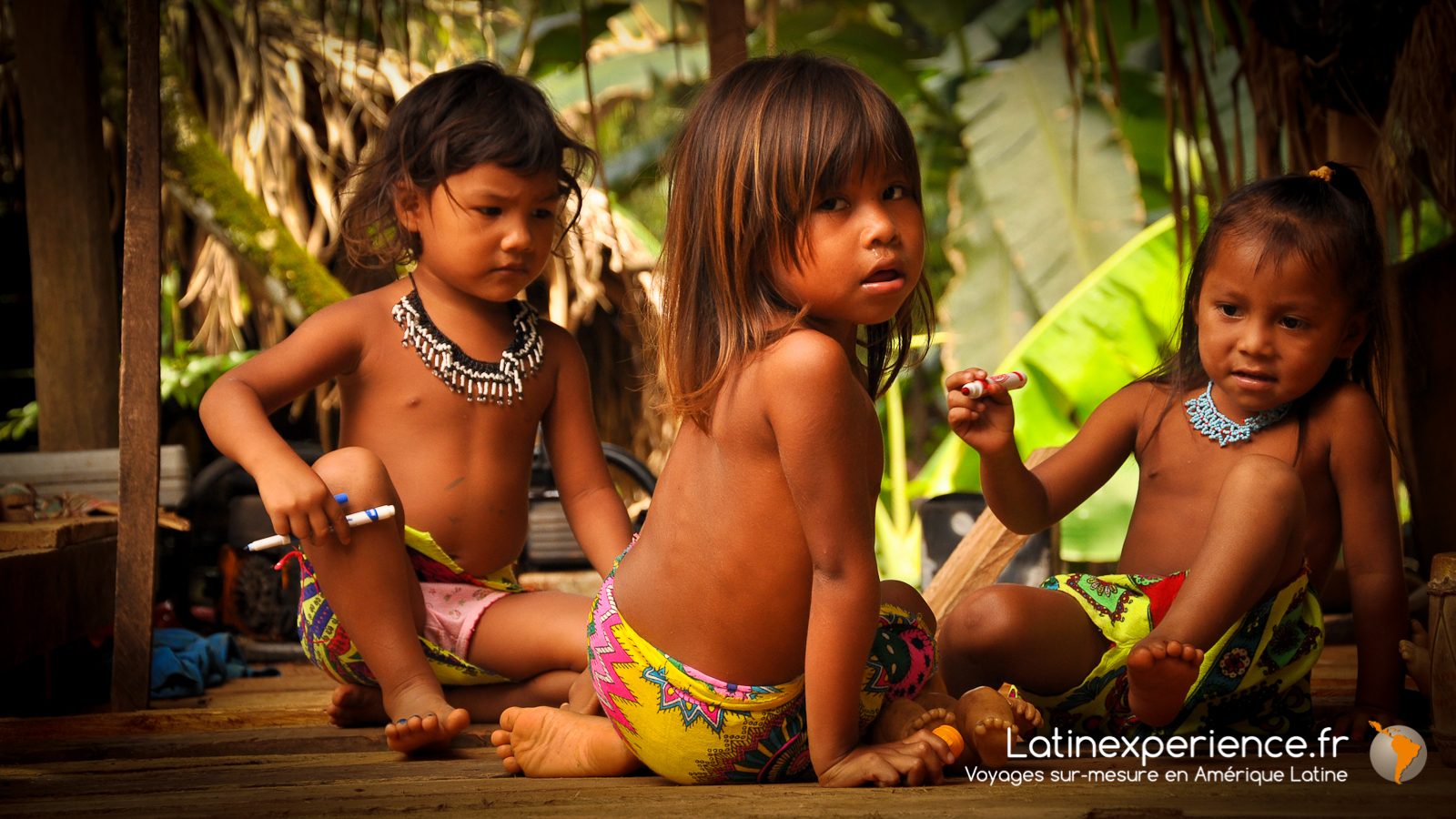 Panama - enfants Embéra - Latinexperience voyages