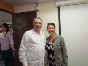 Avec Mr le ministre du tourisme du Salvador