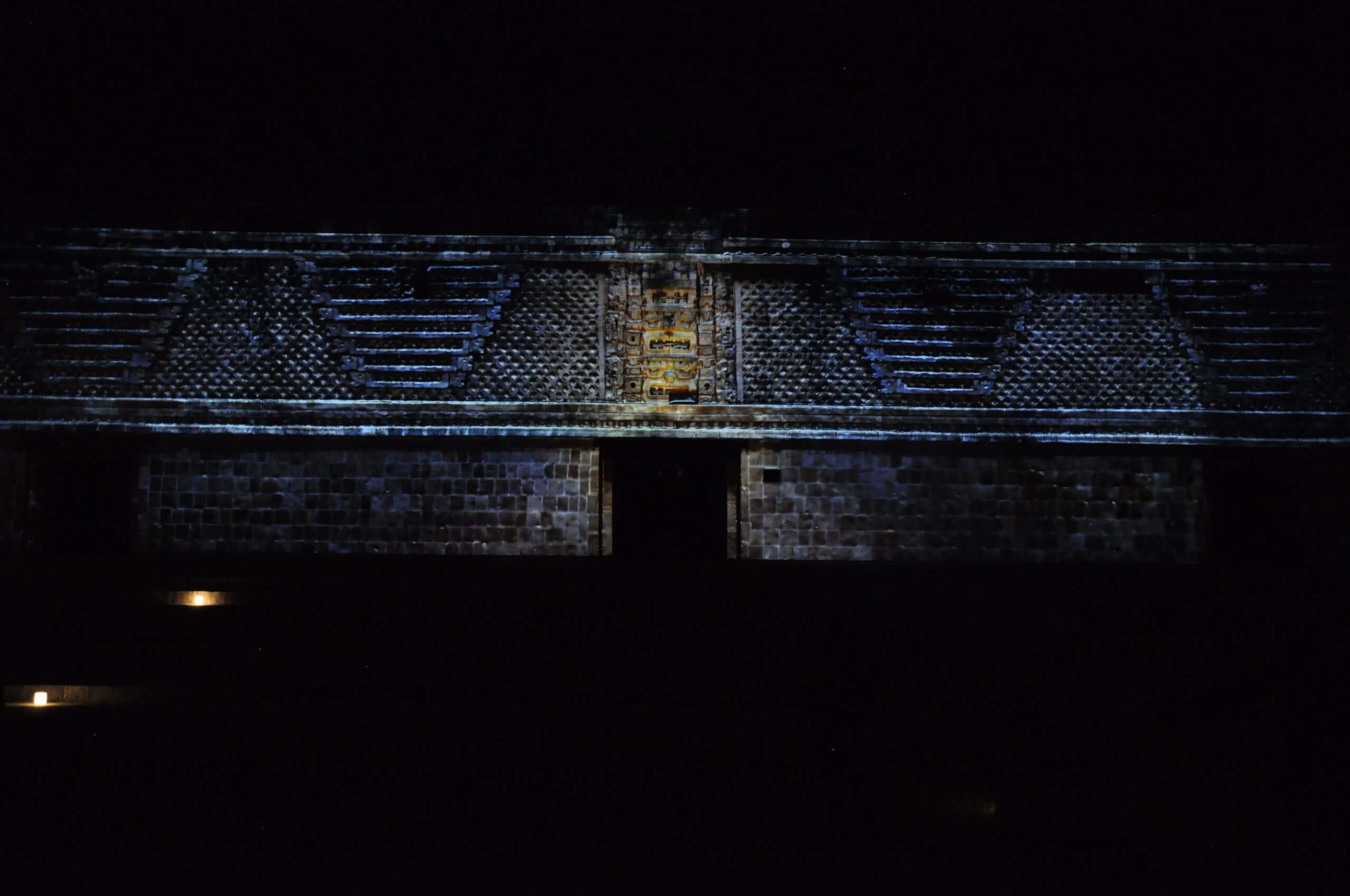 Ruines mayas d'Uxmal et spectacle son et lumière au Yucatán, Mexique