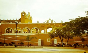 Mexique - la ville d'Izamal et le couvent Saint Antoine de Padoue