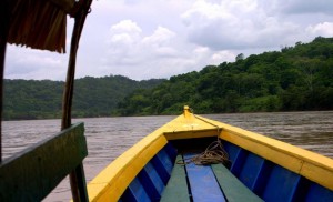 Mexique- Yaxchilan- bateau